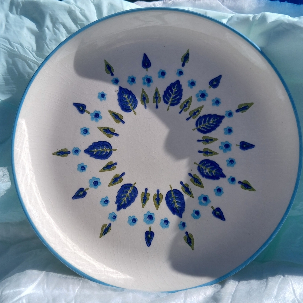 Vintage 1960s Marcrest Stetson Swiss Alpine Sandwich plate. Mid Century Modern. 
